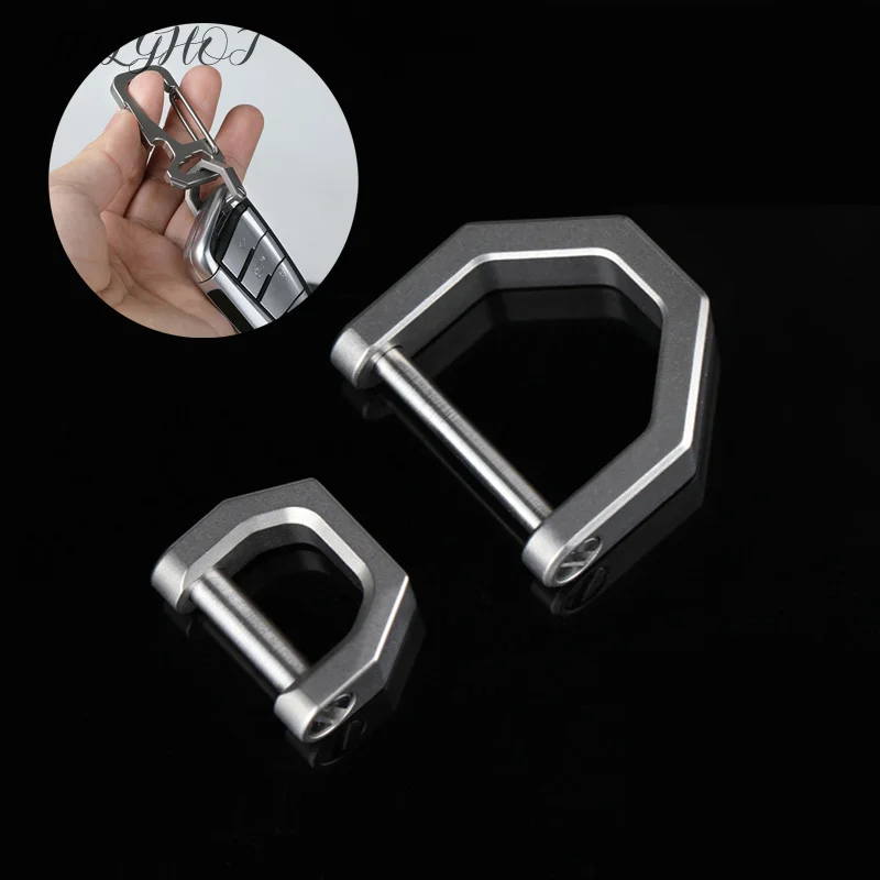 1PCS D Shape Multi-purpose Mini Lock Titanium Buckles Keyring Car Buckle Outdoor Tool Metal Key Ring Hanging Tool
1PCS D Shape Multi-purpose Mini Lock Titanium Buckles Keyring Car Buckle Outdoor Tool Metal Key Ring Hanging Tool