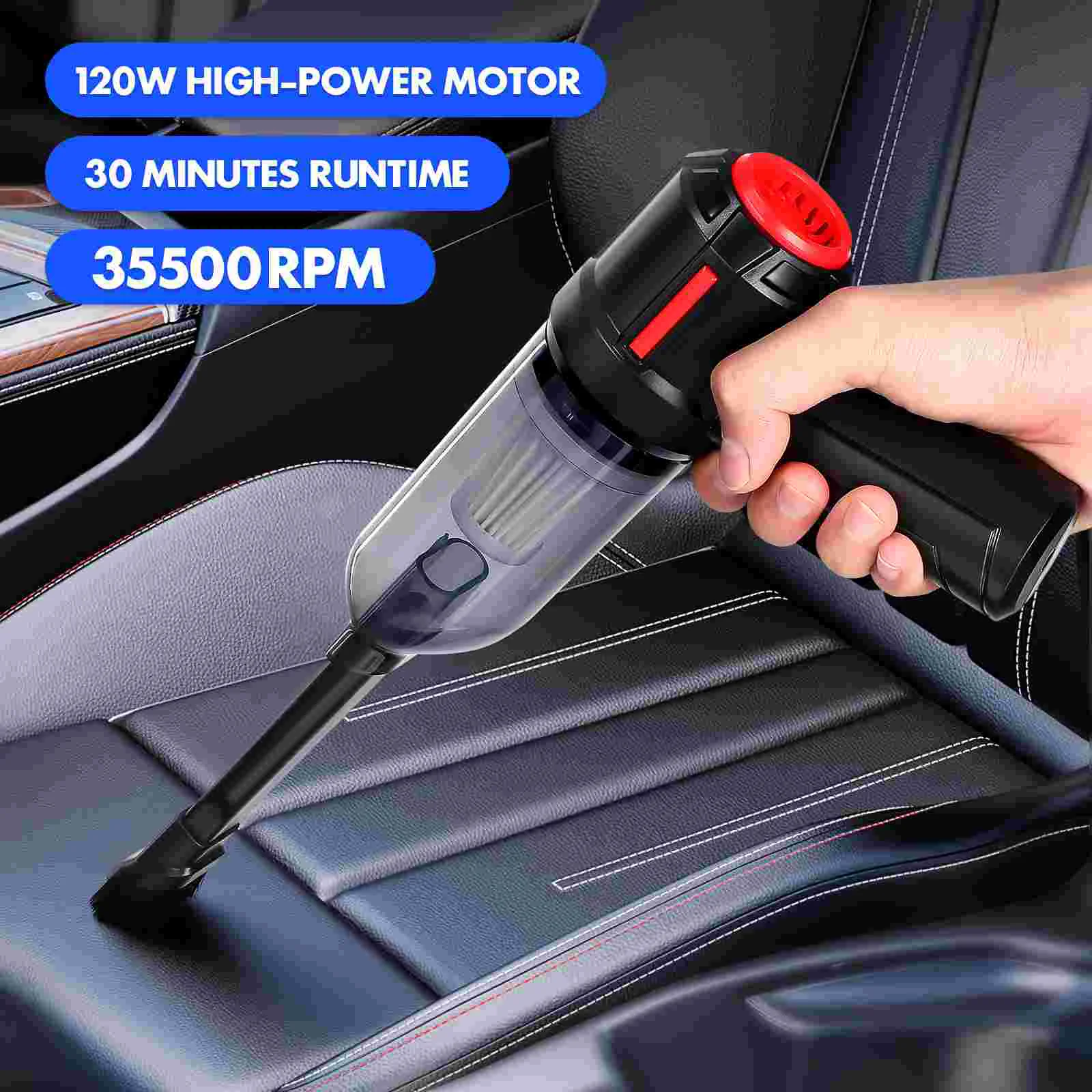 

Multifunctional Vacuum Cleaner Portable Dust Collector Electric Air Duster Nozzles Corded Car Blower Hand-held