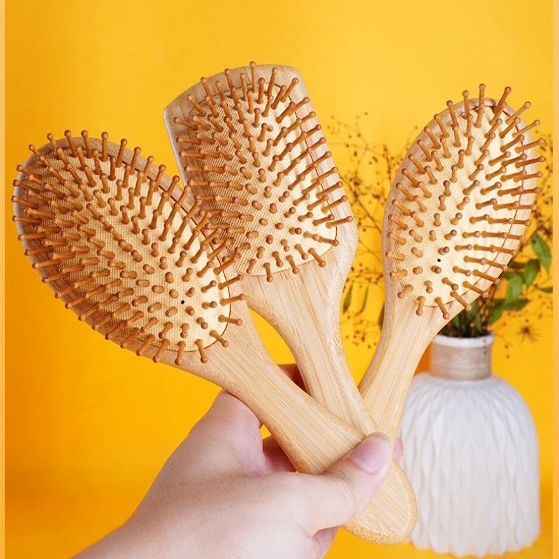 Hair Brush Women Massage Bamboo Combs Anti-static High Quality Detangling Reduce Hair Loss Styling Tool Barber Accessories
Hair Brush Women Massage Bamboo Combs Anti-static High Quality Detangling Reduce Hair Loss Styling Tool Barber Accessories