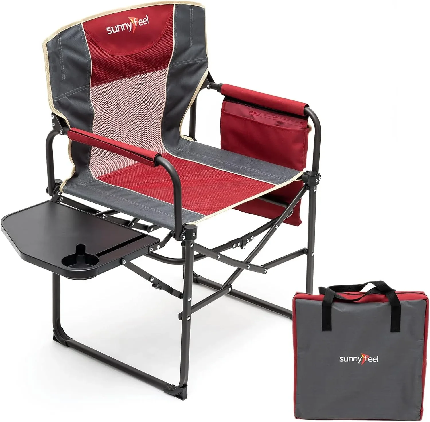 Camping Supervisor Chair, Heavy Duty, Extra Large Portable Folding Chair with Side Table for Beach, Fishing, Travel, Picnic
Camping Supervisor Chair, Heavy Duty, Extra Large Portable Folding Chair with Side Table for Beach, Fishing, Travel, Picnic