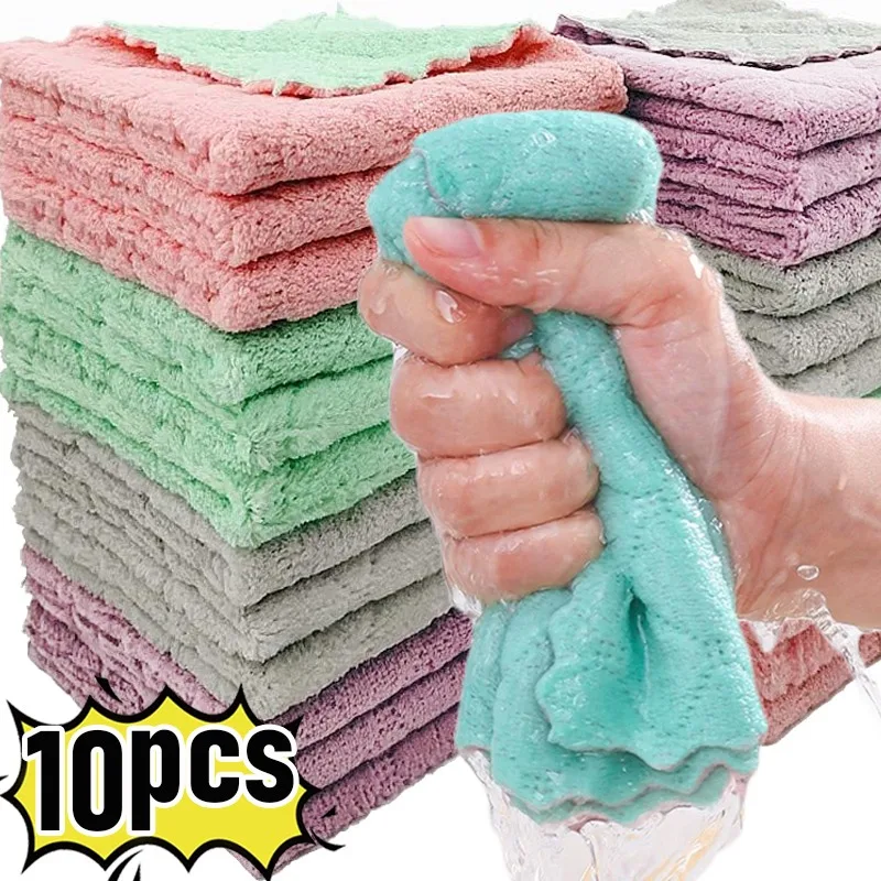 Soft Velvet Kitchen Cloth Super Absorbent Household Cleaning Towel Non-stick Oil Dish Rags Napkins Tableware Wipes Dishtowels
Soft Velvet Kitchen Cloth Super Absorbent Household Cleaning Towel Non-stick Oil Dish Rags Napkins Tableware Wipes Dishtowels
