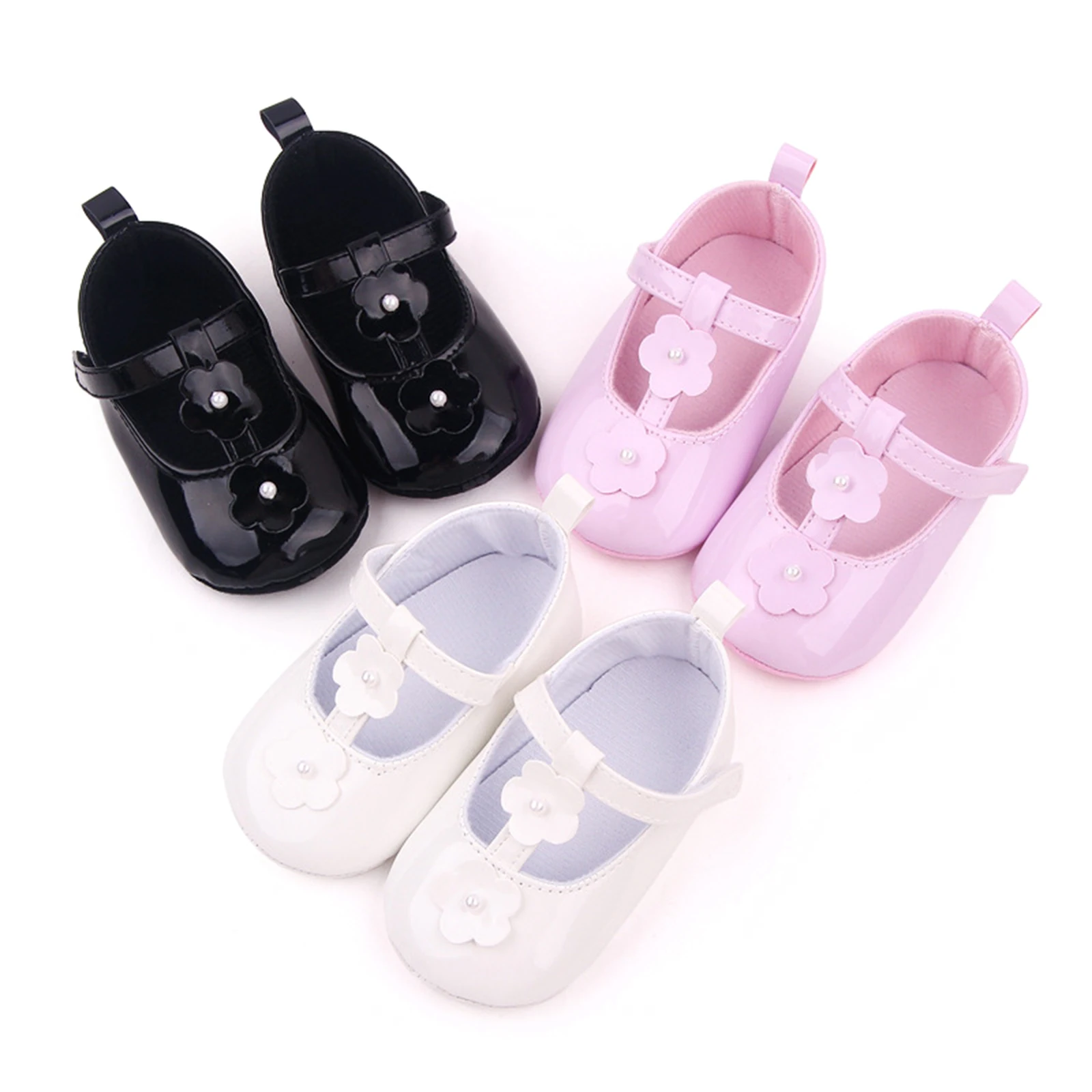 Baby Girls Cute Moccasinss Shoes Soft Sole Flower Decor PU Leather Flats Shoes First Walkers Non-Slip Princess Shoes
Baby Girls Cute Moccasinss Shoes Soft Sole Flower Decor PU Leather Flats Shoes First Walkers Non-Slip Princess Shoes