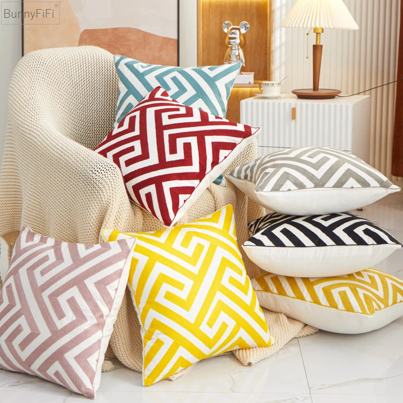 Nordic Cushion Cover Pouf Modern Pillow Case Home Decor for Living Room Soft Luxury Sofa Chair Housse De Coussin 45x45 40x40
Nordic Cushion Cover Pouf Modern Pillow Case Home Decor for Living Room Soft Luxury Sofa Chair Housse De Coussin 45x45 40x40