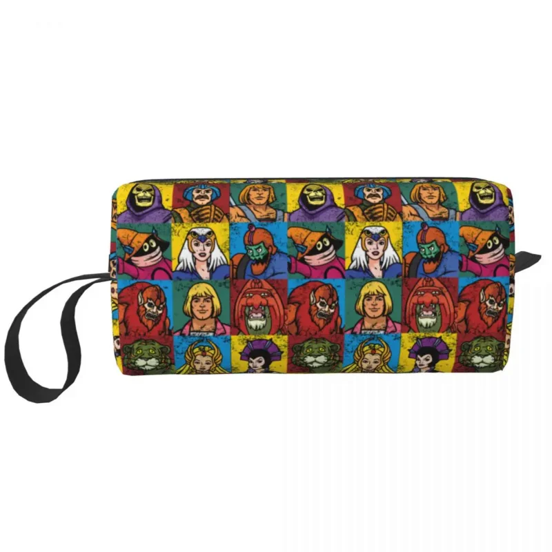 Большая косметичка He-Man And Friends, косметичка, дорожные косметички, сумка для хранения мастеров Вселенной в стиле ретро с анимацией
Большая косметичка He-Man And Friends, косметичка, дорожные косметички, сумка для хранения мастеров Вселенной в стиле ретро с анимацией