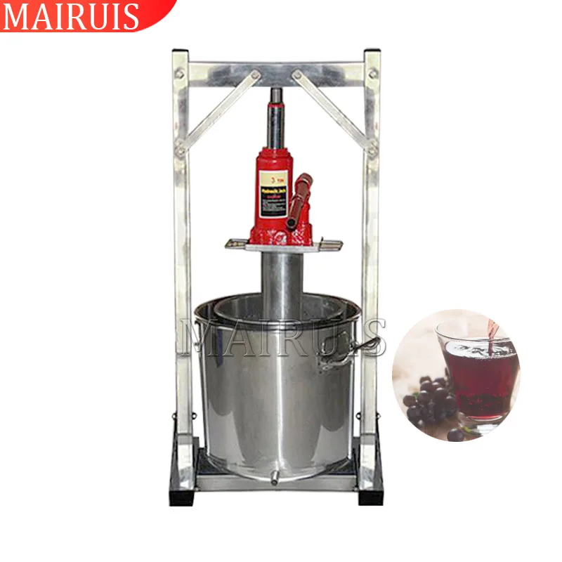 12L Home Manual Hydraulic Fruit Squeezer Small Grape Blueberry Mulberry Presser Juicer Stainless Steel Juice Press Machine
12L Home Manual Hydraulic Fruit Squeezer Small Grape Blueberry Mulberry Presser Juicer Stainless Steel Juice Press Machine