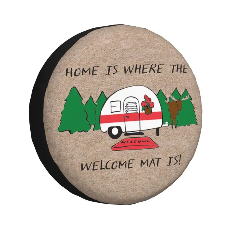 Happy Camper Spare Tire Cover for Mitsubishi Pajero Jeep RV SUV Adventure Camping Car Wheel Protector Covers 14" 15" 16" Inch
Happy Camper Spare Tire Cover for Mitsubishi Pajero Jeep RV SUV Adventure Camping Car Wheel Protector Covers 14" 15" 16" Inch