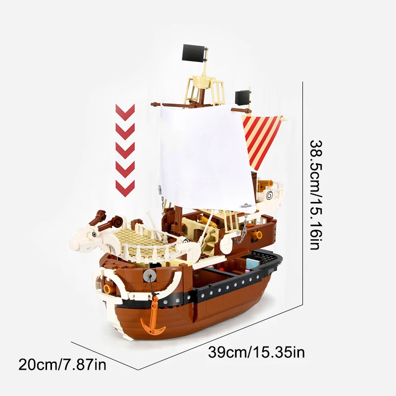 1048PCS MOC The Merri Pirate Ship Building Blocks Movie Game Corsair Pirate Boat Model Bricks Set With Figure Puzzle Toys Gift 1048PCS MOC The Merri Pirate Ship Building Blocks Movie Game Corsair Pirate Boat Model Bricks Set With Figure Puzzle Toys Gift