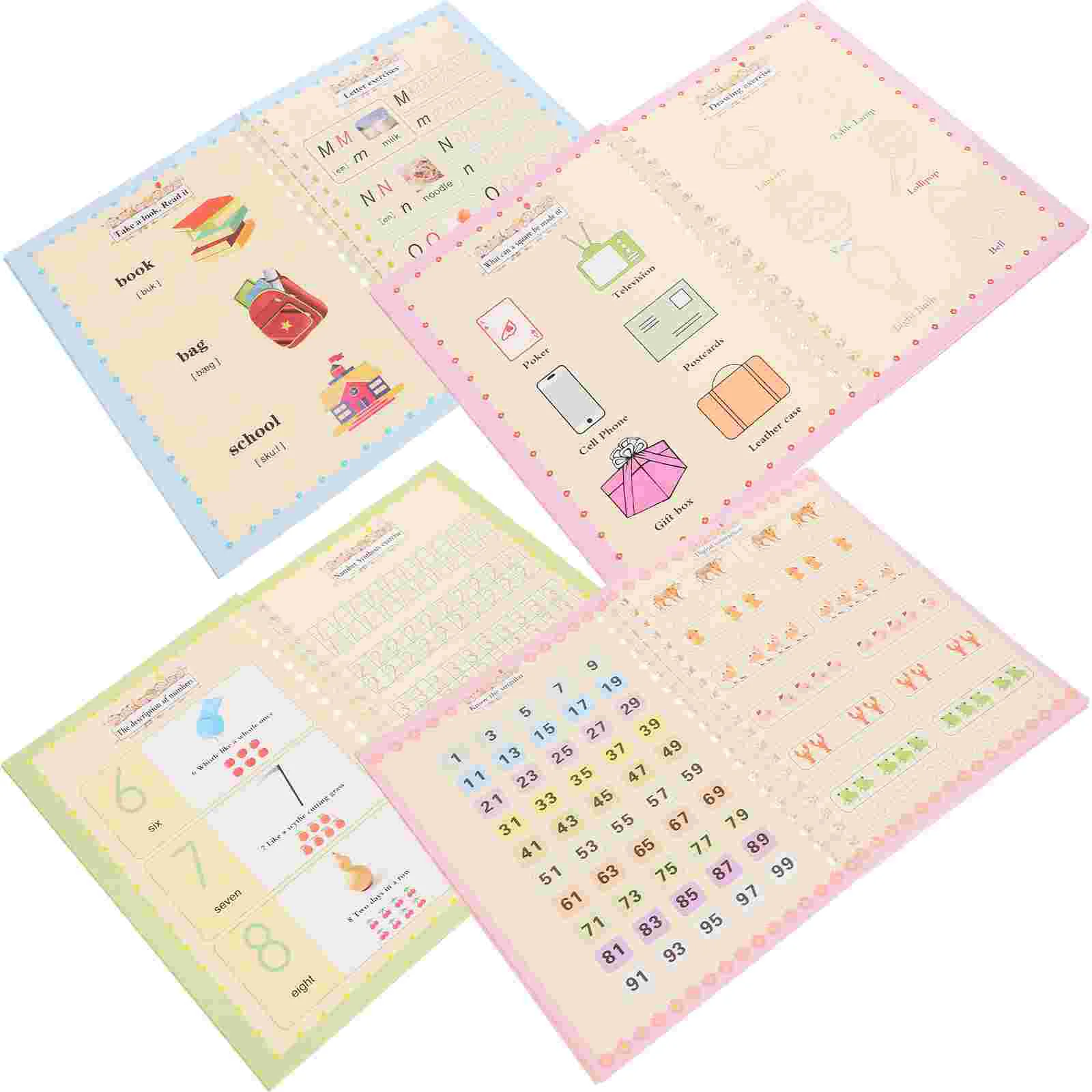 1 Set of Calligraphy Practice Books Writing Training Copybooks English Practice Books
1 Set of Calligraphy Practice Books Writing Training Copybooks English Practice Books