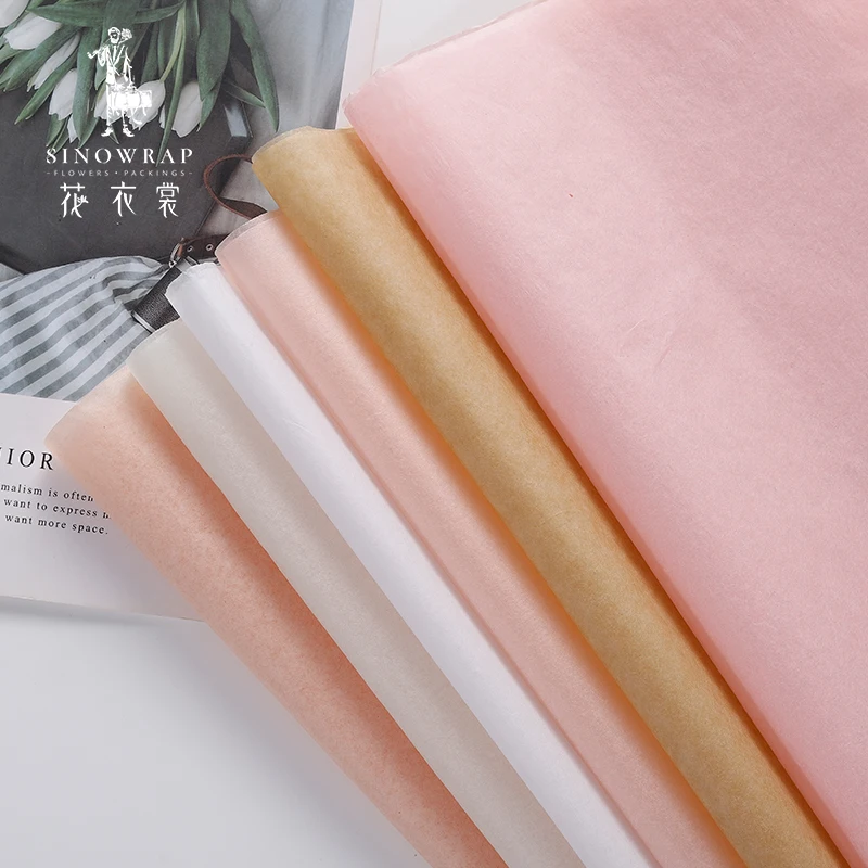 Sinowrap 40 Sheets Tissue Wrapper Papers Colored Flower Wrapping Paper Gift Decorative Papel Bouquet Wrapping Paper for Florist 
Sinowrap 40 Sheets Tissue Wrapper Papers Colored Flower Wrapping Paper Gift Decorative Papel Bouquet Wrapping Paper for Florist