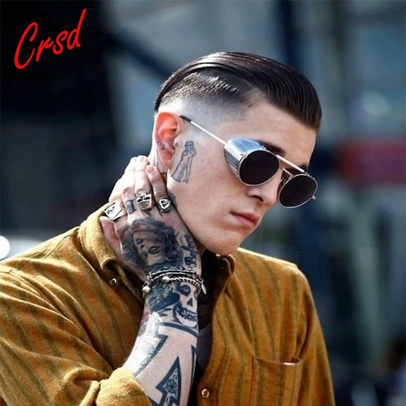 2022 Steampunk Sunglasses for Men Round Frame Windshield Goggles Women Vintage Brand Designer Driving Shades Eyewear UV400
2022 Steampunk Sunglasses for Men Round Frame Windshield Goggles Women Vintage Brand Designer Driving Shades Eyewear UV400