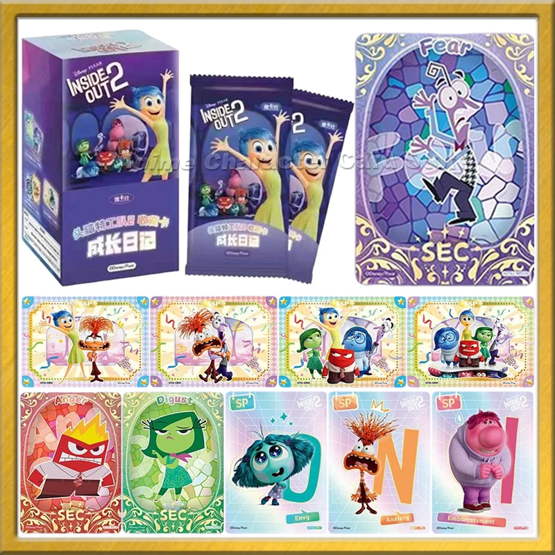 Inside Out 2 Card Cartoon Intensa Mente Character Joy Sadness Anger Disgust Fear Riley Collection Cards Children Christmas Gifts
Inside Out 2 Card Cartoon Intensa Mente Character Joy Sadness Anger Disgust Fear Riley Collection Cards Children Christmas Gifts