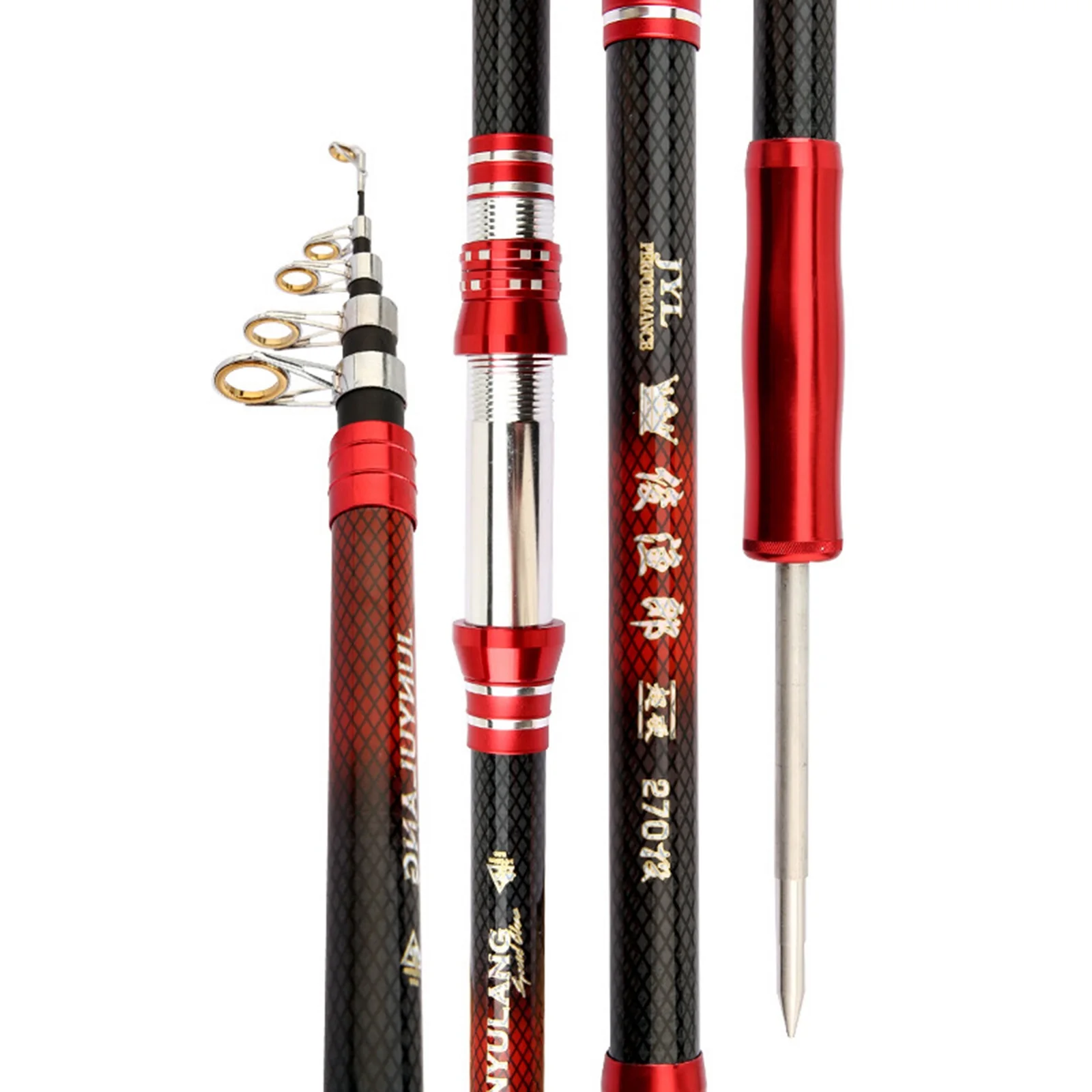 Carbon Fiber Telescopic Fishing Rods with Holder Ceramic Guide Super Hard Shore Spinning Fishing Rod To Sea Travel Pole 2.1-4.5M
Carbon Fiber Telescopic Fishing Rods with Holder Ceramic Guide Super Hard Shore Spinning Fishing Rod To Sea Travel Pole 2.1-4.5M