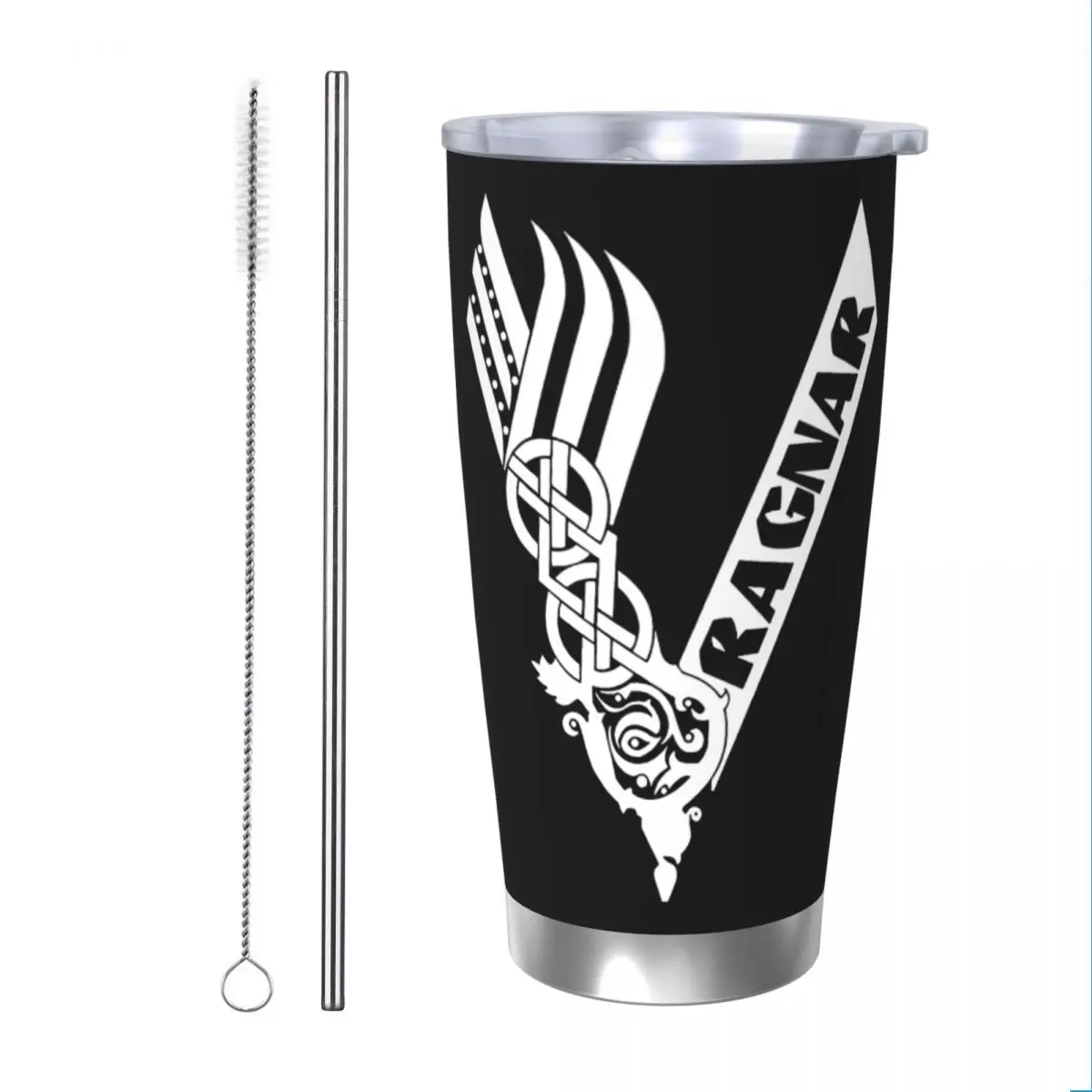 

Чашка с символами викингов Ragnar, вакуумные изолированные кофейные чашки, вакуумная фляжка, бутылка для воды кружки с двойными стенками