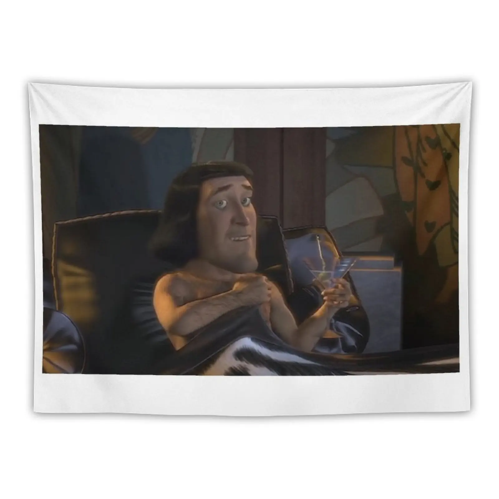 

naughty farquaad Tapestry Aesthetic Room Decor Decorative Wall Murals Home Decoration Accessories Room Ornaments Tapestry