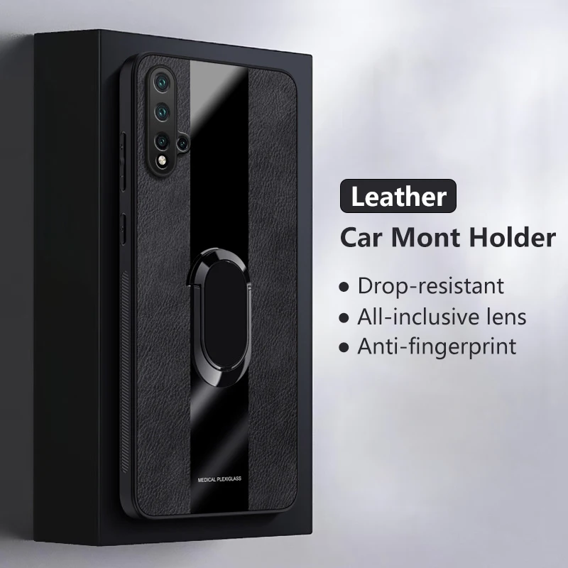 Luxury Leather Case for Huawei nova 5T Plexiglass Car Magnetic Ring Holder Shockproof Soft Edges Hard Phone Cover Huaweinova5T
Luxury Leather Case for Huawei nova 5T Plexiglass Car Magnetic Ring Holder Shockproof Soft Edges Hard Phone Cover Huaweinova5T