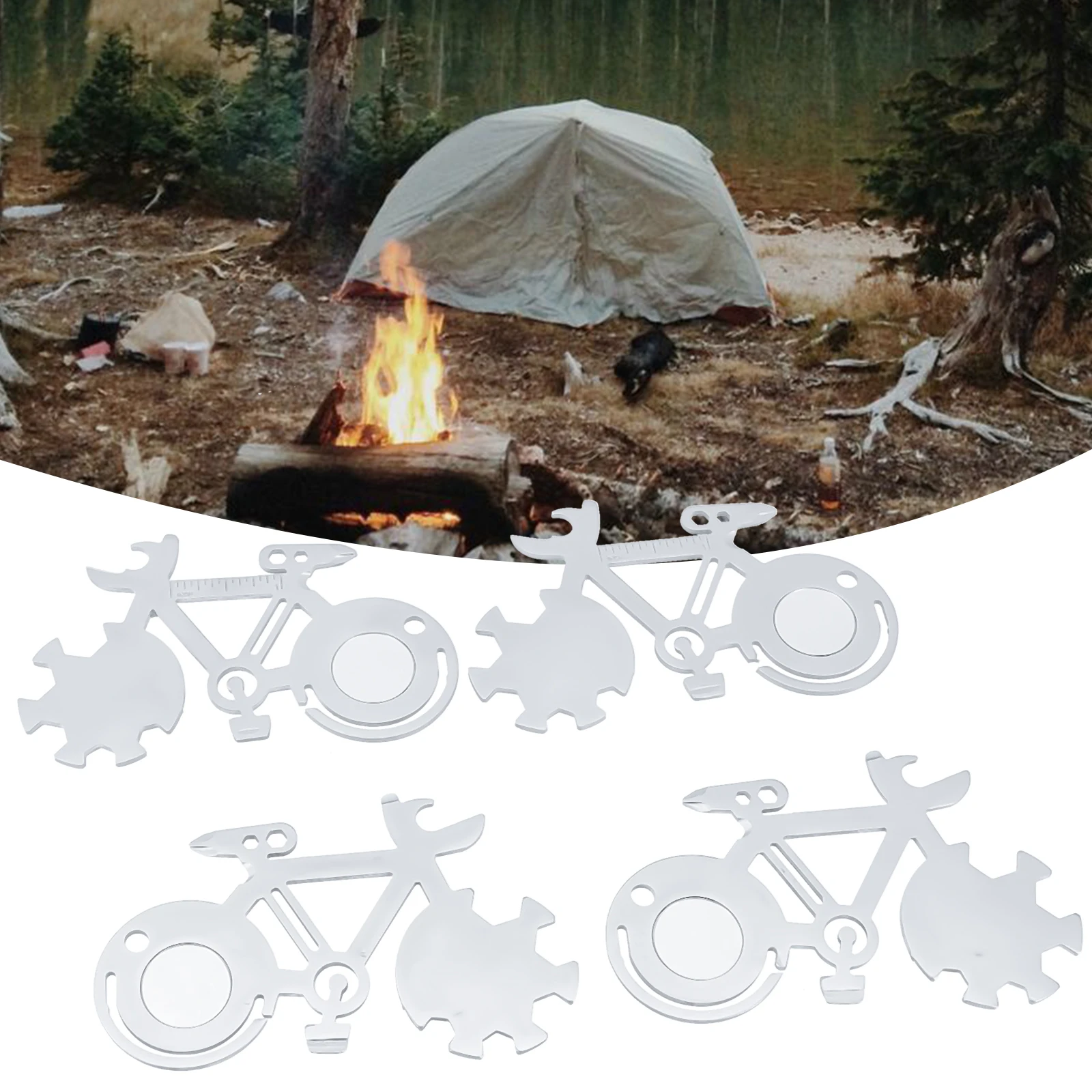 4PCS 14-In-1 Bicycle Multitool Card Wrenches Screwdrivers Portable Convenient Stainless Steel Camping Equipment For Bike Lovers
4PCS 14-In-1 Bicycle Multitool Card Wrenches Screwdrivers Portable Convenient Stainless Steel Camping Equipment For Bike Lovers