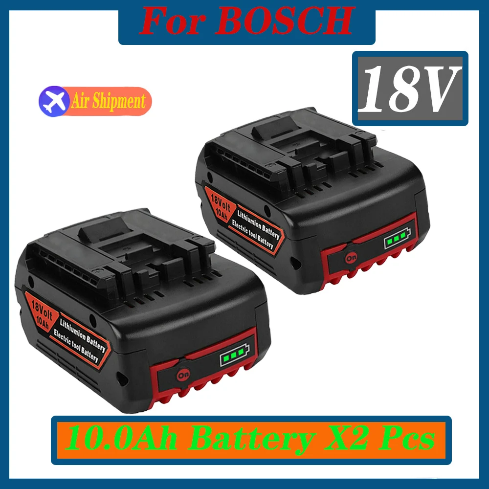 

18V Battery 6.0Ah For Bosch Electric Drill 18 V Rechargeable Li-ion Batteryies BAT609 BAT609G BAT618 BAT618G BAT614 + 1 Charger