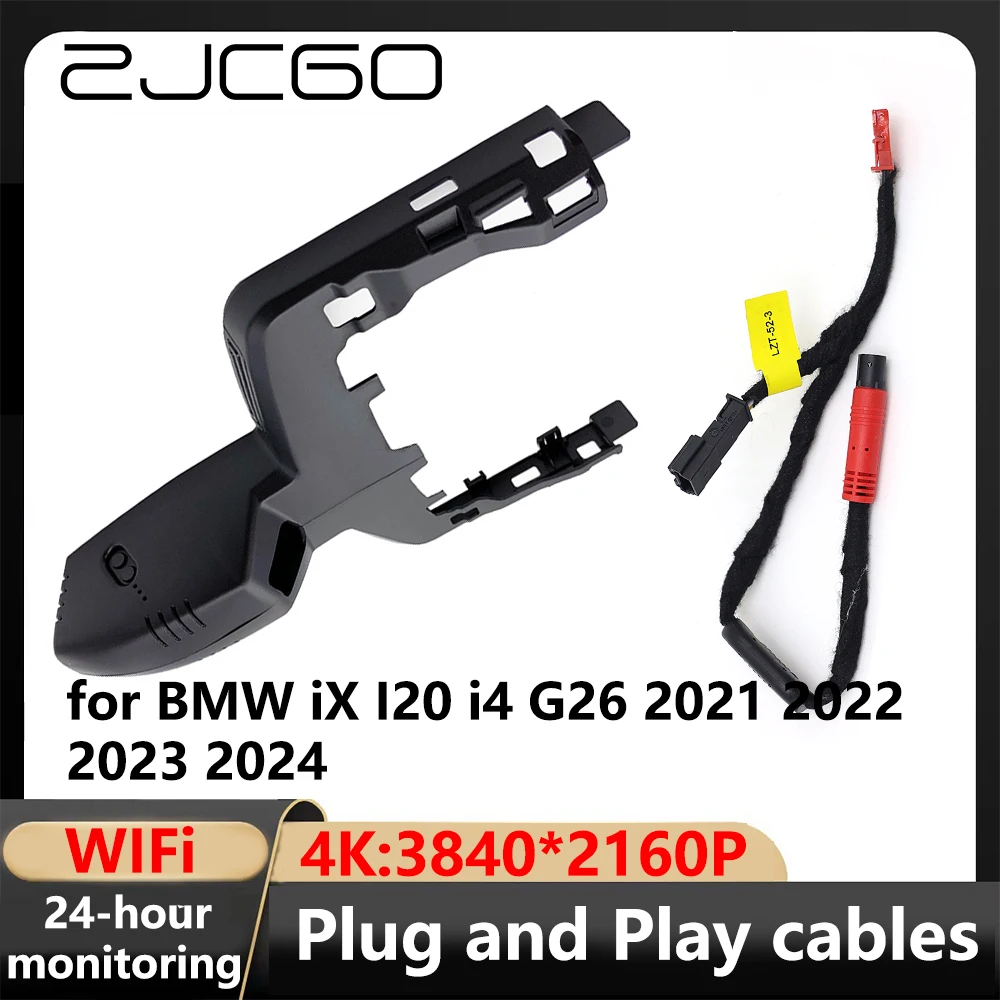 

ZJCGO 4K Wifi 3840*2160 Car DVR Dash Cam Camera Video Recorder for BMW iX I20 i4 G26 2021 2022 2023 2024