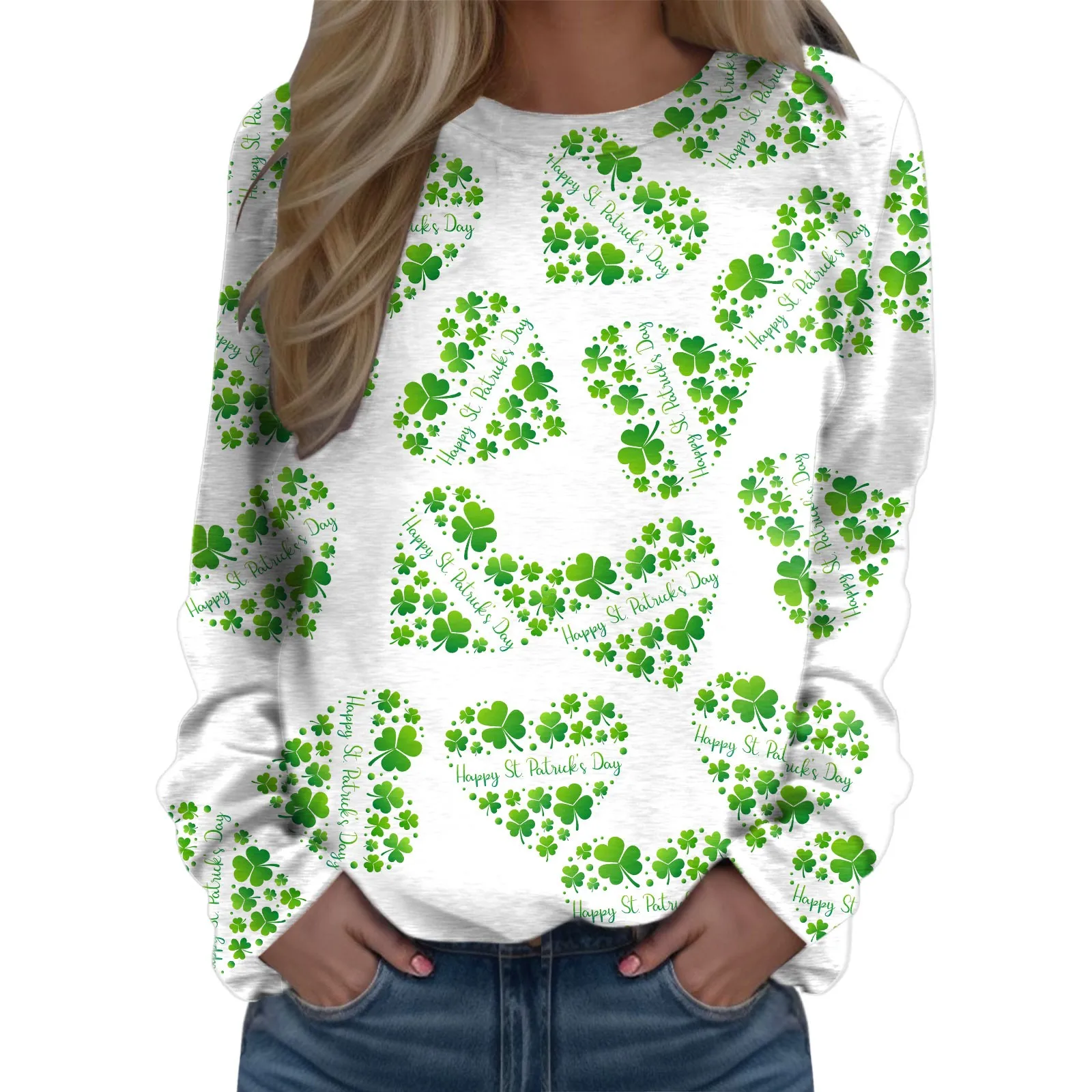 Clover Print Hoody Valentine'S-Day Honeymoon Sweatshirt Boyfriend Casual Lover Pullovers Festive Girlfriend Hoodies Sudaderas
Clover Print Hoody Valentine'S-Day Honeymoon Sweatshirt Boyfriend Casual Lover Pullovers Festive Girlfriend Hoodies Sudaderas