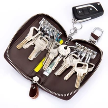 Key Bag Multi-functional Zipper Leather Solid Color Men Women Household Key Bags Large Capacity for Gift
Key Bag Multi-functional Zipper Leather Solid Color Men Women Household Key Bags Large Capacity for Gift