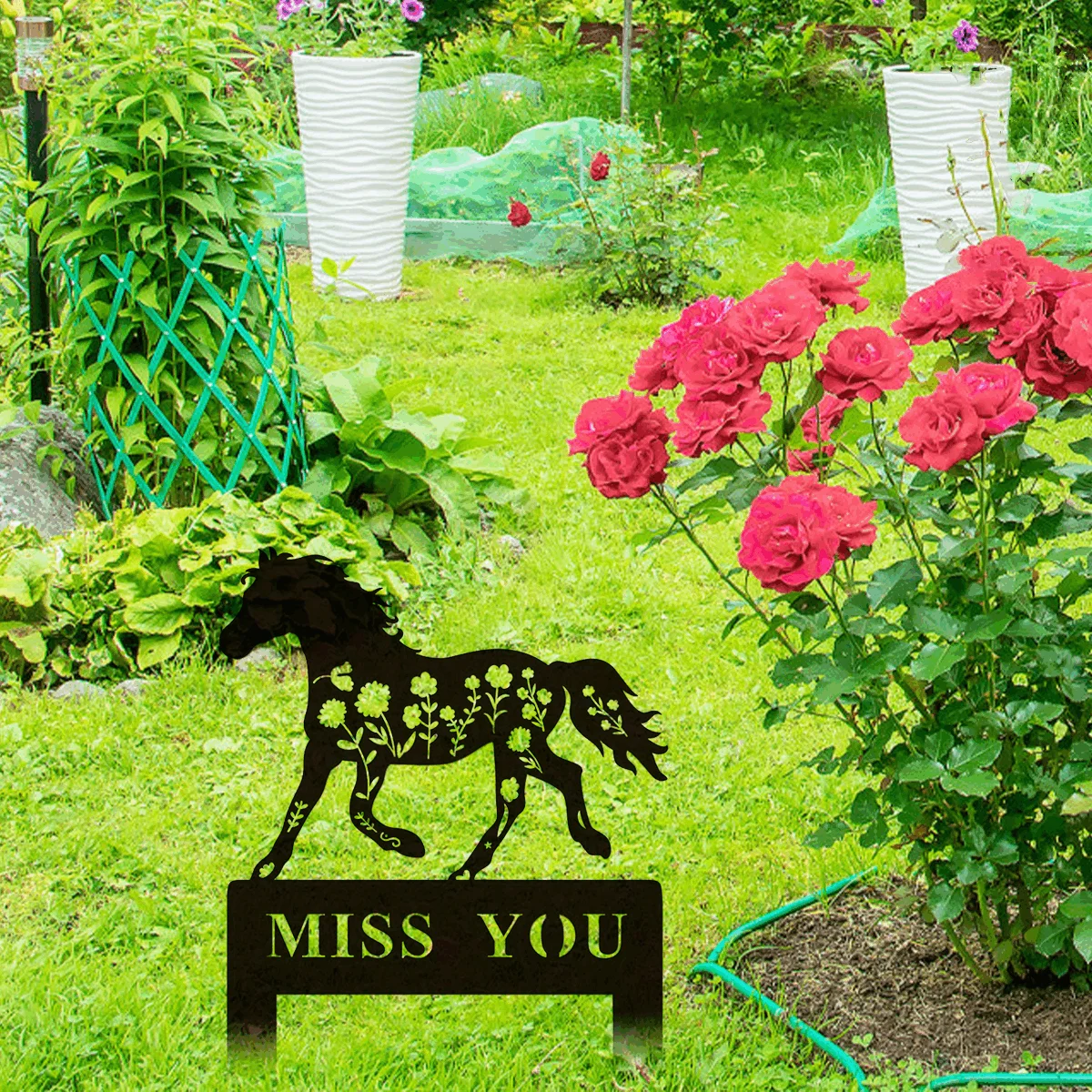 Horse Memorial Stake Sign Grave Markers Metal Iron Sign with Stake Horse Lover Gift Sympathy Sign Remembrance Stake Ranch Decor
Horse Memorial Stake Sign Grave Markers Metal Iron Sign with Stake Horse Lover Gift Sympathy Sign Remembrance Stake Ranch Decor