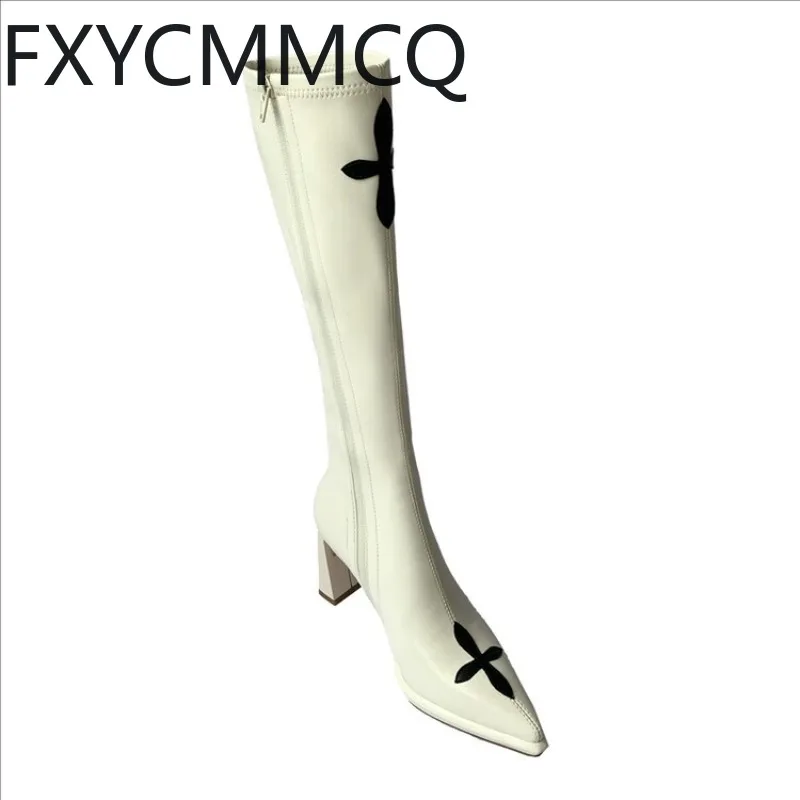 Женские зимние сапоги FXYCMMCQ на высоком каблуке, с острым носком, до бедра, размер 33-40, до колена, подходящие цвета, модные ботинки в Корейском стиле
Женские зимние сапоги FXYCMMCQ на высоком каблуке, с острым носком, до бедра, размер 33-40, до колена, подходящие цвета, модные ботинки в Корейском стиле