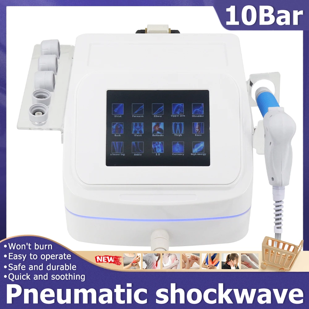 Pneumatic Shockwave For ED Treatment Body Relaxation Massager 10Bar Professional Shock Wave Therapy Machine Waist Pain Relief
Pneumatic Shockwave For ED Treatment Body Relaxation Massager 10Bar Professional Shock Wave Therapy Machine Waist Pain Relief
