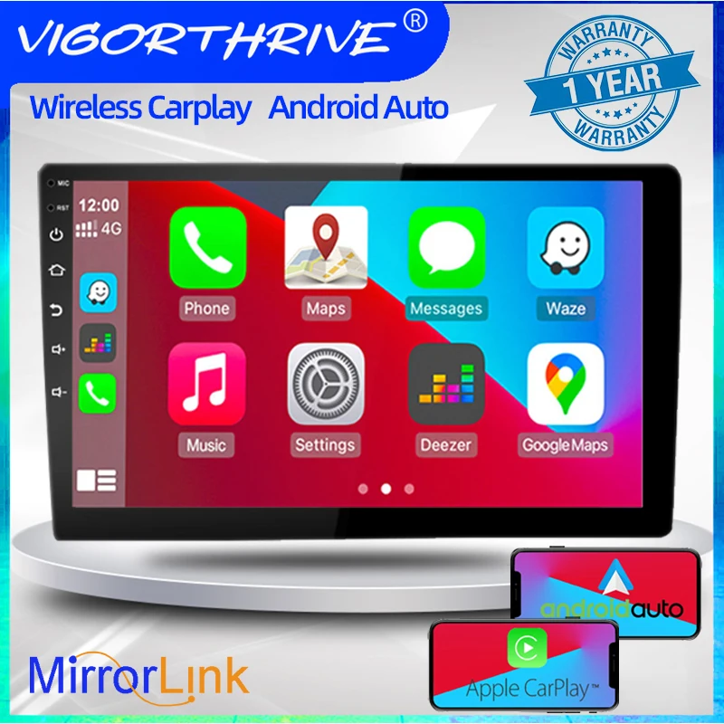 Car Radio Bluetooth GPS Navigation 2 Din 10" Wireless Carplay Universal MirrorLink Smart Voice Multimedia MP5 Player Android 10
Car Radio Bluetooth GPS Navigation 2 Din 10" Wireless Carplay Universal MirrorLink Smart Voice Multimedia MP5 Player Android 10