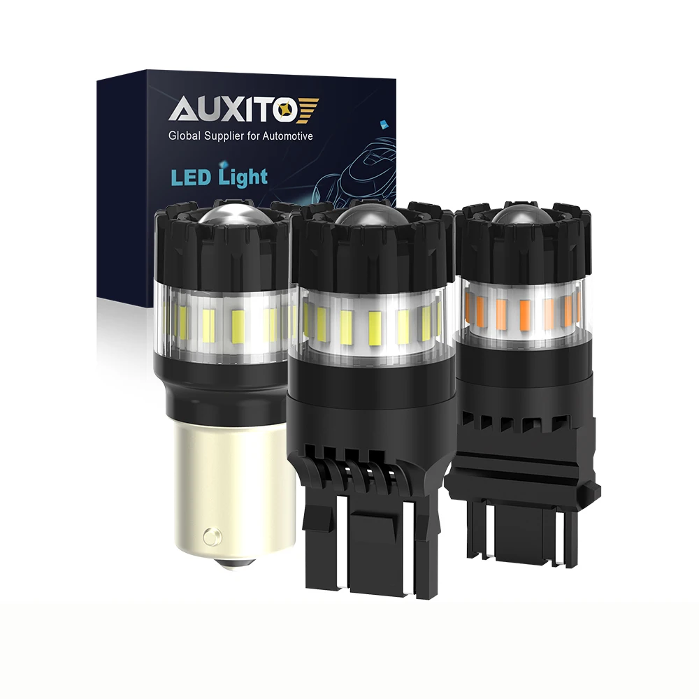 

AUXITO 2Pcs T20 7440 7443 LED Bulb W21W W21/5W Turn Indicator Light Backup Day Time Running Lamp 1156 1157 3156 3157 1500LM 12V