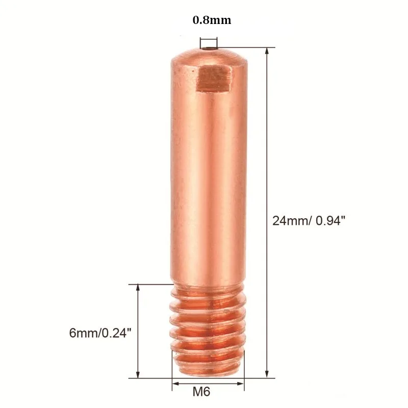New Useful Mig Welding Contact Tips Length 25mm MB15 (M6) Replacement Welder Flux Cored 10pcs Durable Easy To Use
New Useful Mig Welding Contact Tips Length 25mm MB15 (M6) Replacement Welder Flux Cored 10pcs Durable Easy To Use