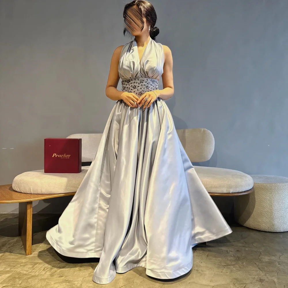 Serendipity Satin A-Line Halter Evening Dress Elegant Sequined Backless Cocktail Party Prom Gowns فساتين سهرة For Sexy Women
Serendipity Satin A-Line Halter Evening Dress Elegant Sequined Backless Cocktail Party Prom Gowns فساتين سهرة For Sexy Women