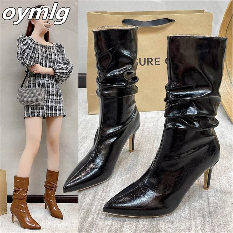 Europe and America 2023 New Winter Pointed High Heel Short Boots, Thin Heel Mid Sleeve Boots, Elastic Boots, Mesh Red Slim Boots
Europe and America 2023 New Winter Pointed High Heel Short Boots, Thin Heel Mid Sleeve Boots, Elastic Boots, Mesh Red Slim Boots