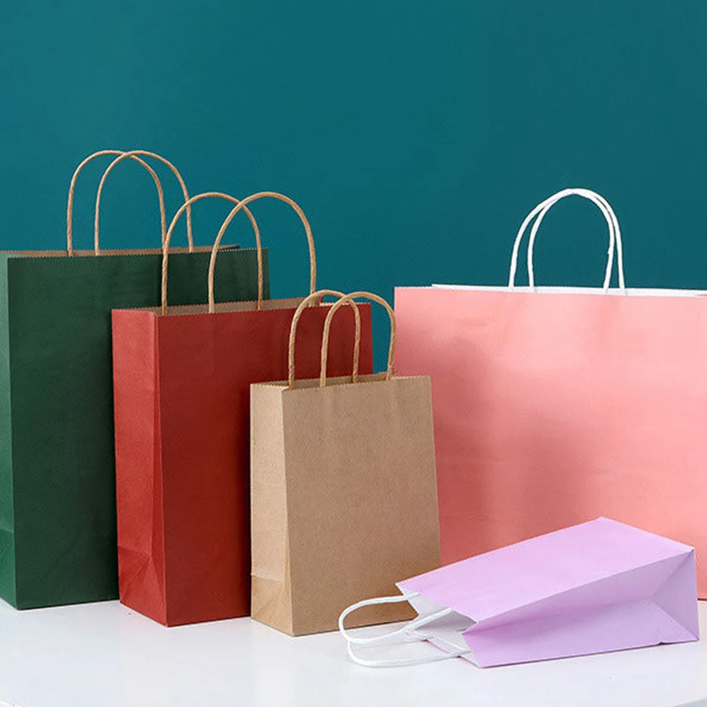 

Fashionable And Stylish Paper Bags With Handles For Parties And Events Color Available