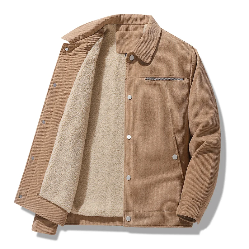 2023 AutumnWinter Solid Color Military Corduroy Jacket Men Tooling Casual Outdoor Coat Men's Winter Fleece Warm Thick Jackets
2023 AutumnWinter Solid Color Military Corduroy Jacket Men Tooling Casual Outdoor Coat Men's Winter Fleece Warm Thick Jackets