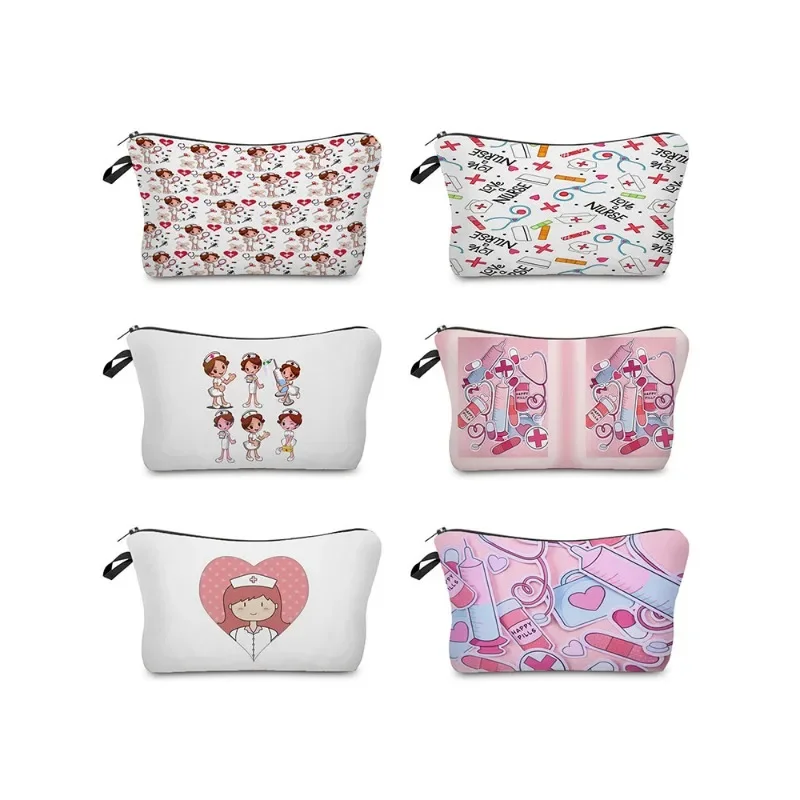 Nurse's Pill Printed Cosmetic Bag Fashion Cute Student Pencil Box Beautiful Beach Handbag Outdoor Stain Proof Cosmetic Bag
Nurse's Pill Printed Cosmetic Bag Fashion Cute Student Pencil Box Beautiful Beach Handbag Outdoor Stain Proof Cosmetic Bag