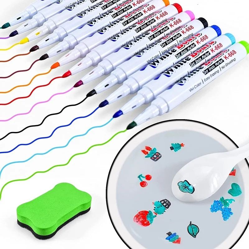12 Colors Magic Doodle Drawing Pens, Doodle Water Floating Painting Marker Pens for 3-8 Year Old Kids Drawing Gift
12 Colors Magic Doodle Drawing Pens, Doodle Water Floating Painting Marker Pens for 3-8 Year Old Kids Drawing Gift