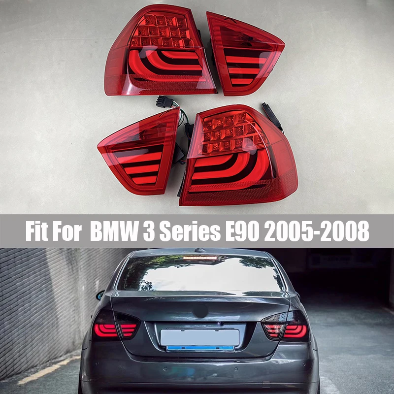 Высококачественный задний фонарь в сборе, подходит для BMW 3 серии E90 2005 - 2008 318i 320i 325i, модифицированный светодиодный фонарь заднего хода
Высококачественный задний фонарь в сборе, подходит для BMW 3 серии E90 2005 - 2008 318i 320i 325i, модифицированный светодиодный фонарь заднего хода