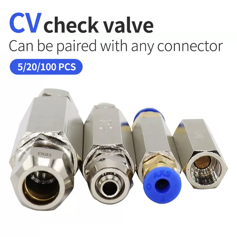 Pneumatic pipe fitting Copper Check Valve Control Valve Air Valve 1/2' 3/8' 1/4' 1/8' Pipe Pneumatic Accessories Pipe Fitting
Pneumatic pipe fitting Copper Check Valve Control Valve Air Valve 1/2' 3/8' 1/4' 1/8' Pipe Pneumatic Accessories Pipe Fitting