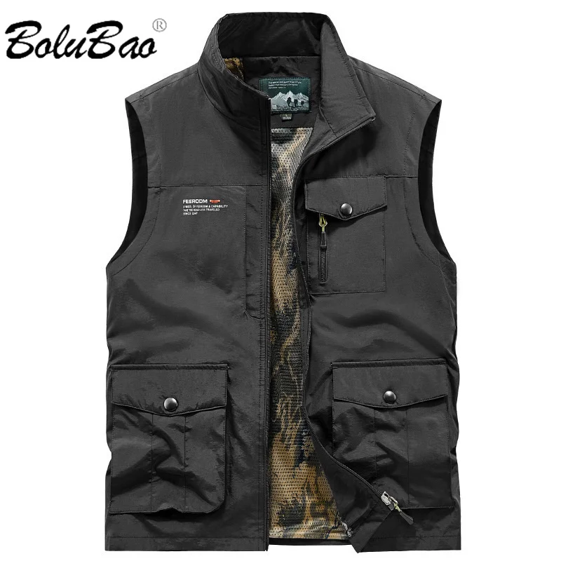 BOLUBAO 2024 Outdoor Casual Vest For Men Solid Color Multi-Pocket Fashion Coat High Quality Design Hot Casual Vest For Men
BOLUBAO 2024 Outdoor Casual Vest For Men Solid Color Multi-Pocket Fashion Coat High Quality Design Hot Casual Vest For Men