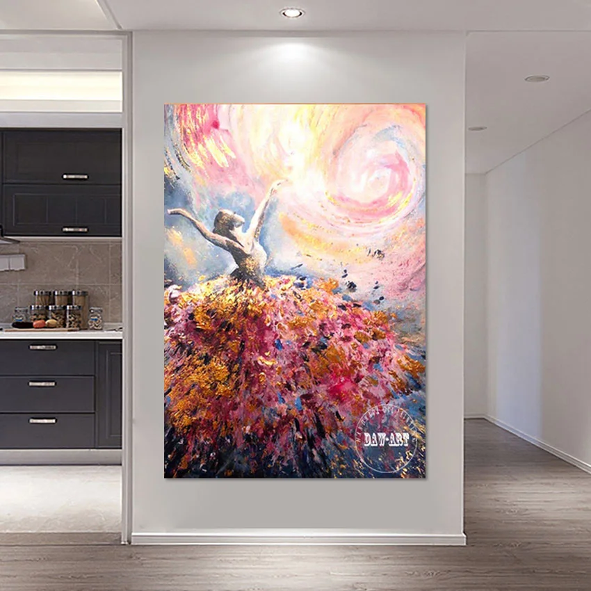 Beautiful Girl Body Picture Wall Unframed Abstract Canvas Art Ballet Dancer Oil Paintings Quality Figure Hand Drawing Artwork
Beautiful Girl Body Picture Wall Unframed Abstract Canvas Art Ballet Dancer Oil Paintings Quality Figure Hand Drawing Artwork