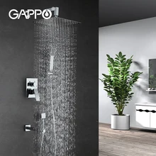 

GAPPO Bathroom Faucet Set Wall Mounted Shower Faucet Mixer Chrome Bathtub Faucet Tap Waterfall Bath Shower Set