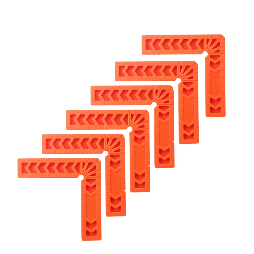 6pcs 4inch Square Angle Ruler Protractor 90 Degree L-Shape Carpentry Right Angle Ruler Angle Clamp Woodworking Carpenter Tool
6pcs 4inch Square Angle Ruler Protractor 90 Degree L-Shape Carpentry Right Angle Ruler Angle Clamp Woodworking Carpenter Tool