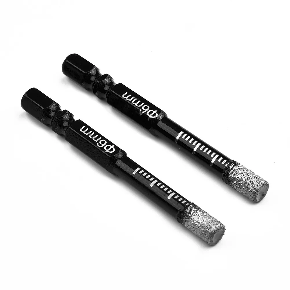 2pcs/set 6mm Vaccum Brazed Diamond Dry Drill Bit Hole Saw Cutter For Granite Marble Ceramic Tile Glass Power Tool Accessory
2pcs/set 6mm Vaccum Brazed Diamond Dry Drill Bit Hole Saw Cutter For Granite Marble Ceramic Tile Glass Power Tool Accessory