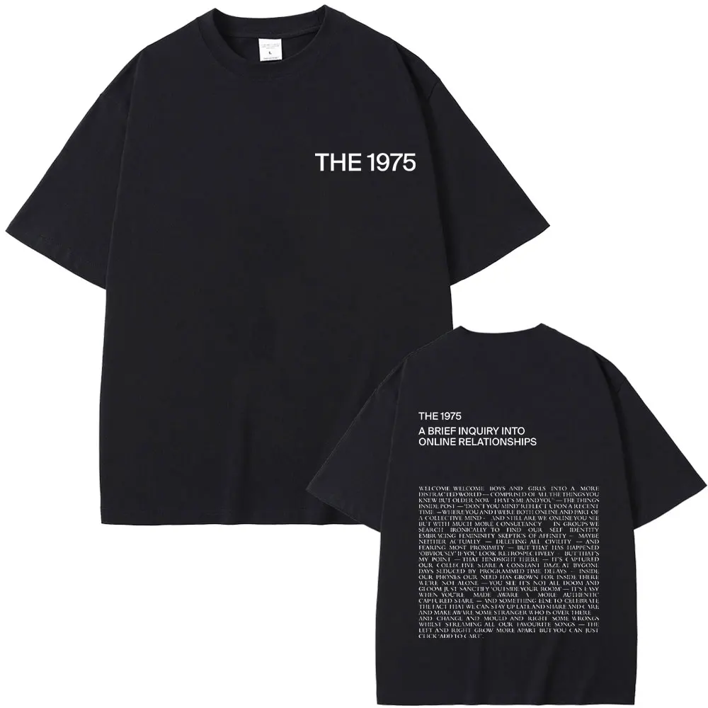 British Indie Alternative Rock Band The 1975 A Brief Inquiry Into Online Relationships Print Tshirt Men Women Fashion T-shirt
British Indie Alternative Rock Band The 1975 A Brief Inquiry Into Online Relationships Print Tshirt Men Women Fashion T-shirt
