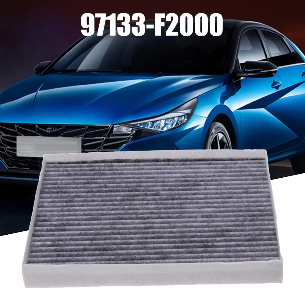 

Car Air Filter Car Accessories For Hyundai Front Side 195*238*21MM 97133-F2000 None Durable Practical High Quality