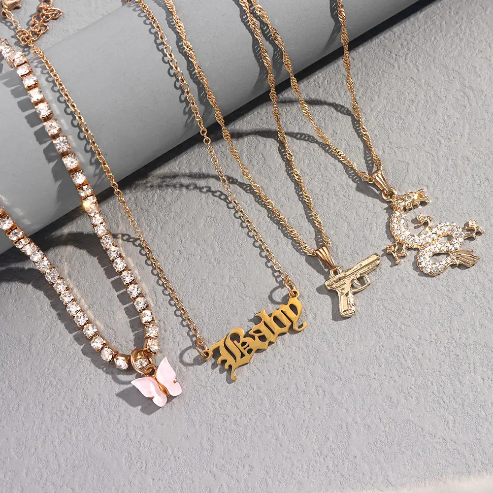 10Pcs Fashion Alloy Crystal Butterfly Dragon Charms Pistol Letter Pendants For Jewelry Making DIY Necklace Earring Accessories
10Pcs Fashion Alloy Crystal Butterfly Dragon Charms Pistol Letter Pendants For Jewelry Making DIY Necklace Earring Accessories