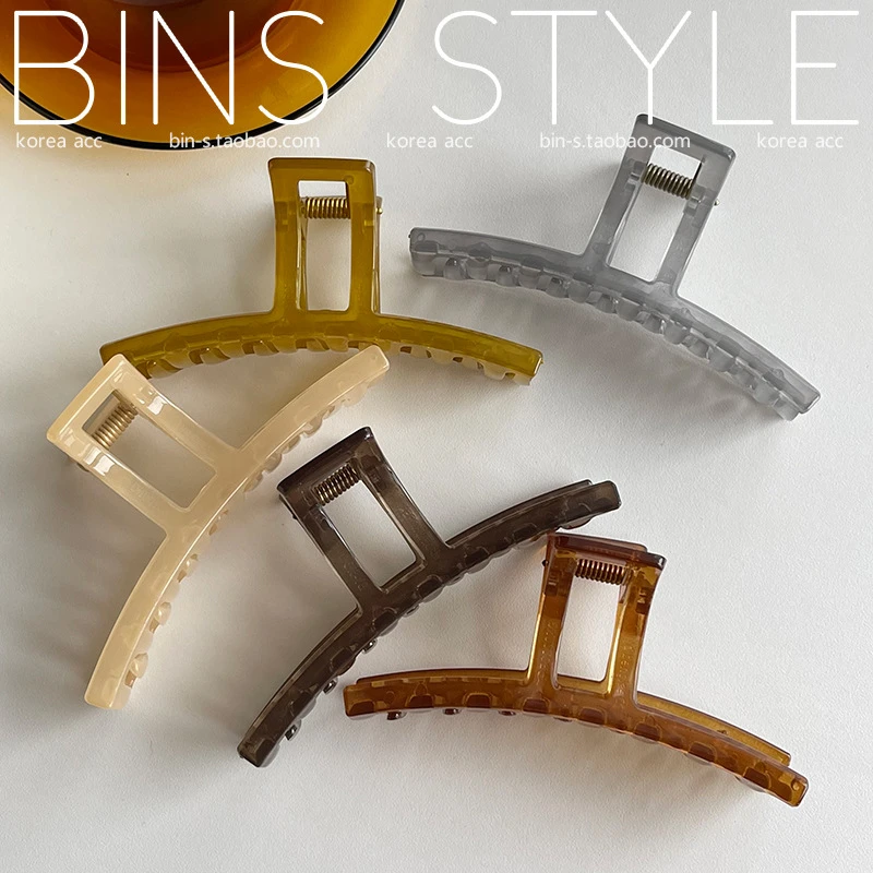 Fashion Large Size Cross Hair Hair Clips Barrette Women Solid Color Big Crab Ponytail Hair Claw Hairpins Hair Accessories
Fashion Large Size Cross Hair Hair Clips Barrette Women Solid Color Big Crab Ponytail Hair Claw Hairpins Hair Accessories