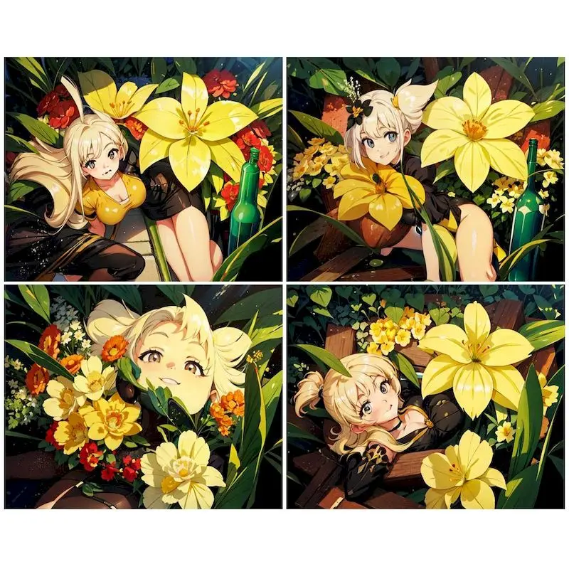 CHENISTORY Diamond Painting Yellow Flower Girl Rhinestone Pictures Diamond Mosaic Embroidery Handicraft Gift Decorative Painting
CHENISTORY Diamond Painting Yellow Flower Girl Rhinestone Pictures Diamond Mosaic Embroidery Handicraft Gift Decorative Painting