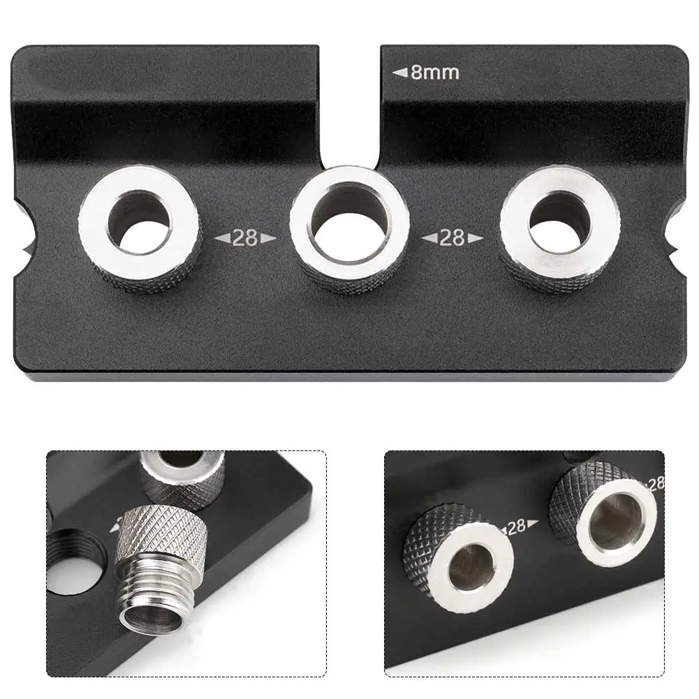 Wood Hole Drilling Guide Stainless Steel Drill Sleeve Precision Punch Locator Cam Dowelling Jig Woodworking Quick Positioning
Wood Hole Drilling Guide Stainless Steel Drill Sleeve Precision Punch Locator Cam Dowelling Jig Woodworking Quick Positioning