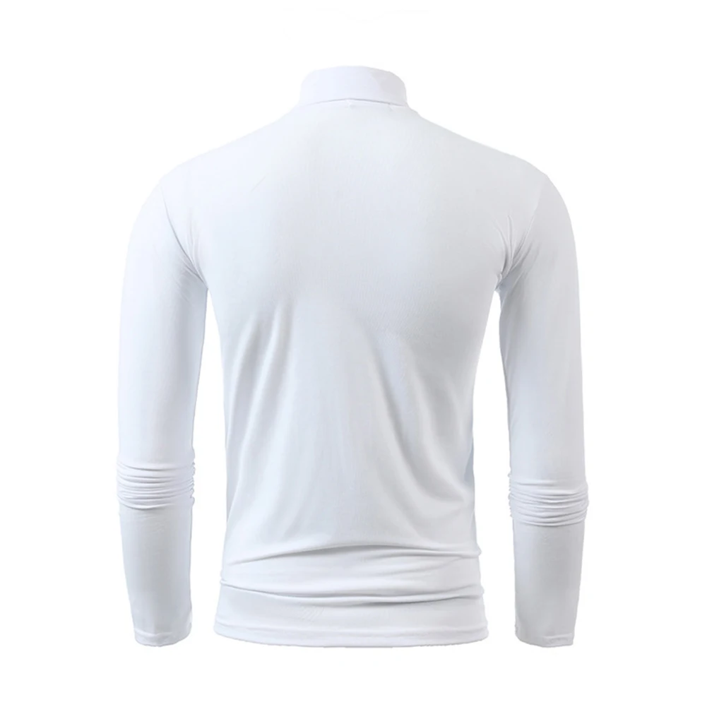 Mens Top Slight Stretch Slim Solid Color T Shirt Thermal Jumper Top Turtleneck 1pc Comfortable For Autumn/Winter
Mens Top Slight Stretch Slim Solid Color T Shirt Thermal Jumper Top Turtleneck 1pc Comfortable For Autumn/Winter